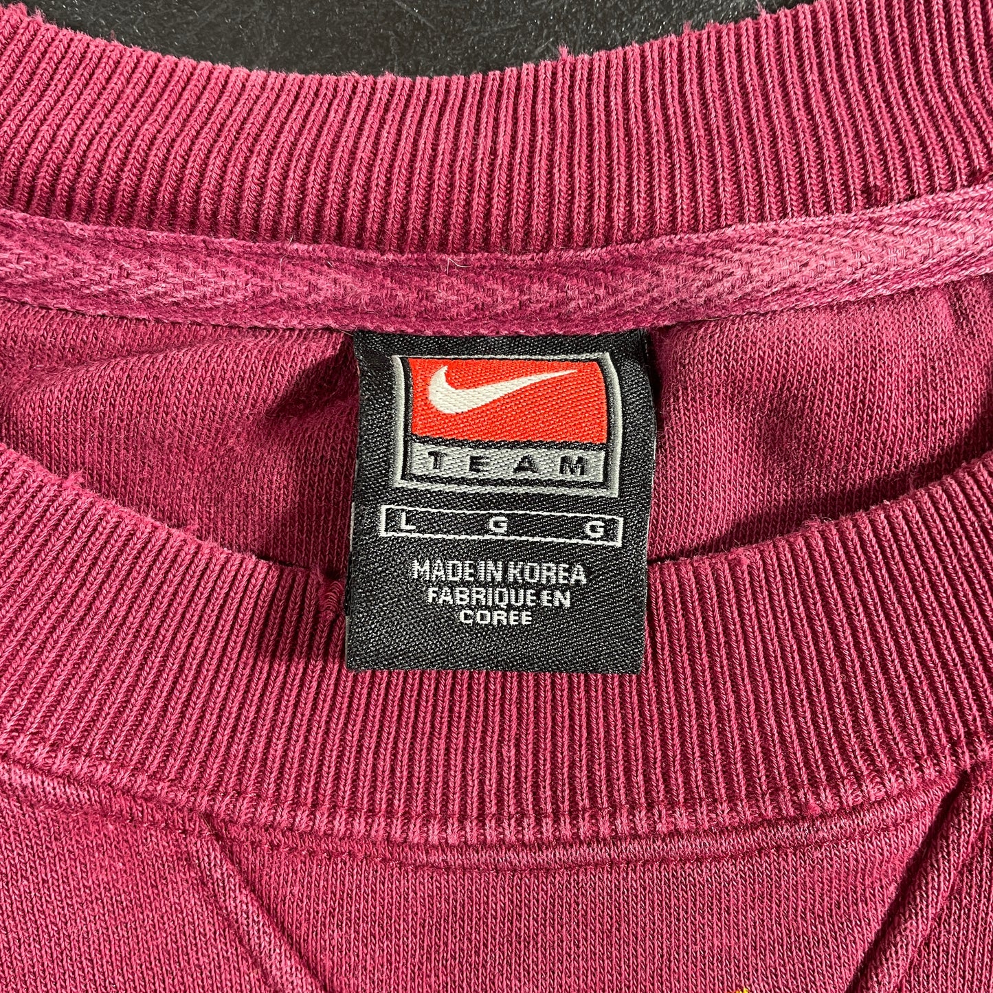 (L) 00' NIKE x WASHINGTON REDSKINS Vintage NFL Sweatshirt / A1304S