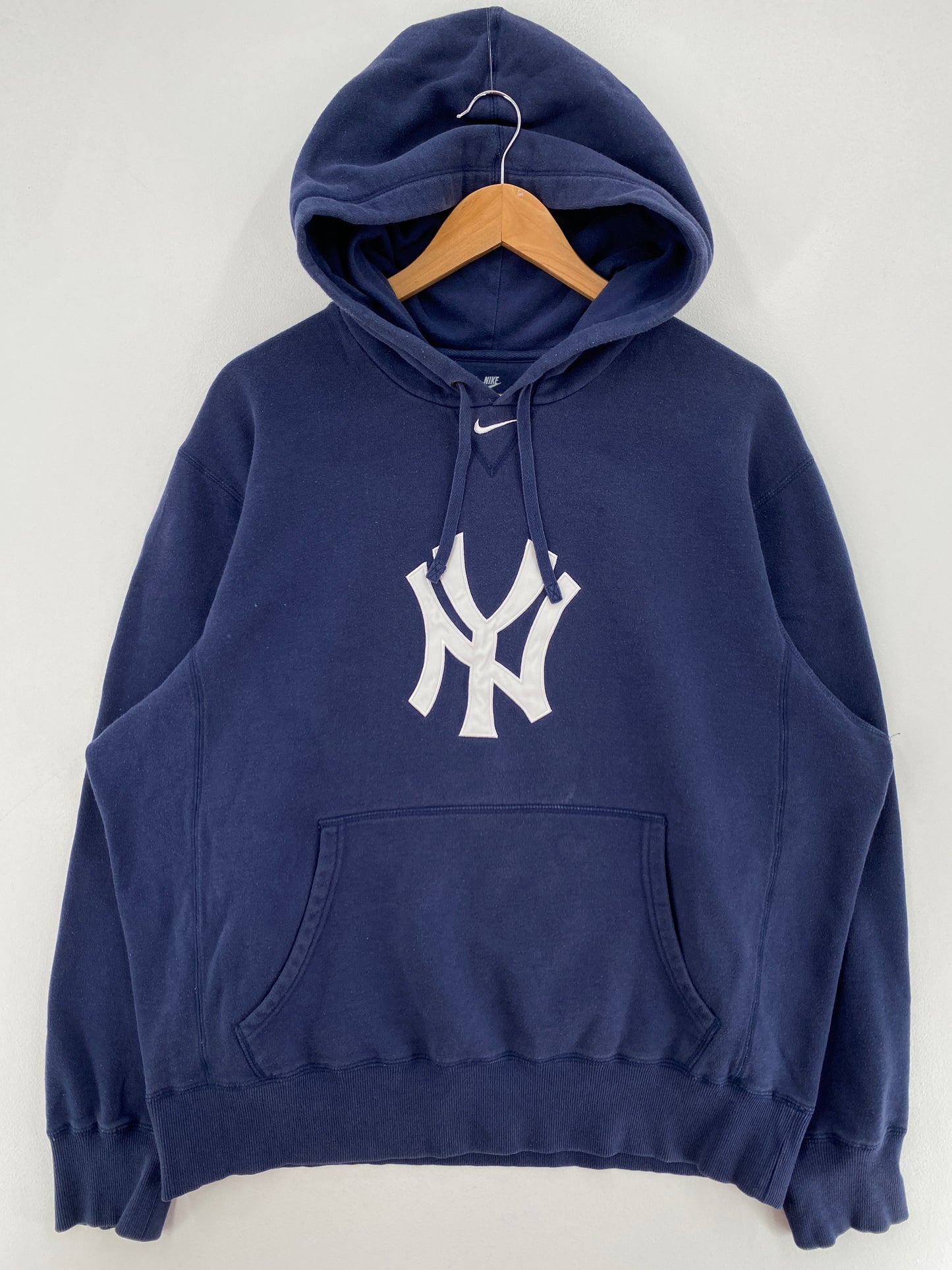 Vintage NIKE x NEW YORK YANKEES Size L MLB Hoodie Sweat-Shirt / F9207S