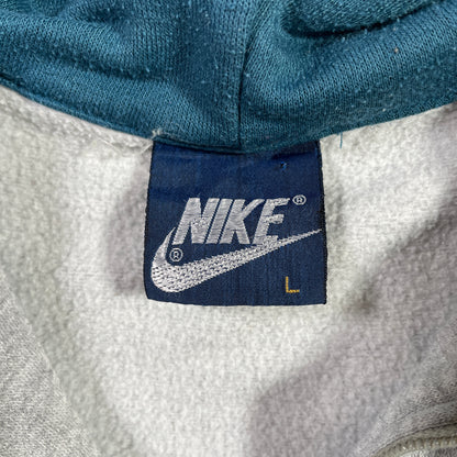 (L) 80’s NIKE SMALL LOGO Vintage Zip-Up Sweatshirt / A1075S