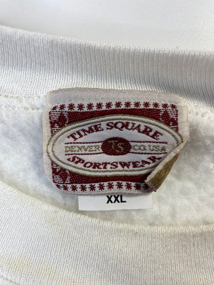 90's COLORADO "WE BE HIKING" Made in USA Size XXL Vintage Sweat-Shirt / F3458S