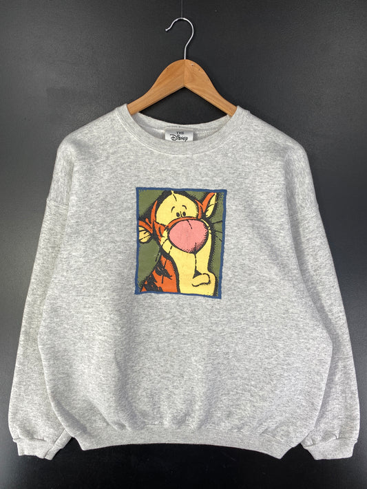 00' DISNEY TIGGER Made in USA Size L Vintage Sweat-shirt / G1024S