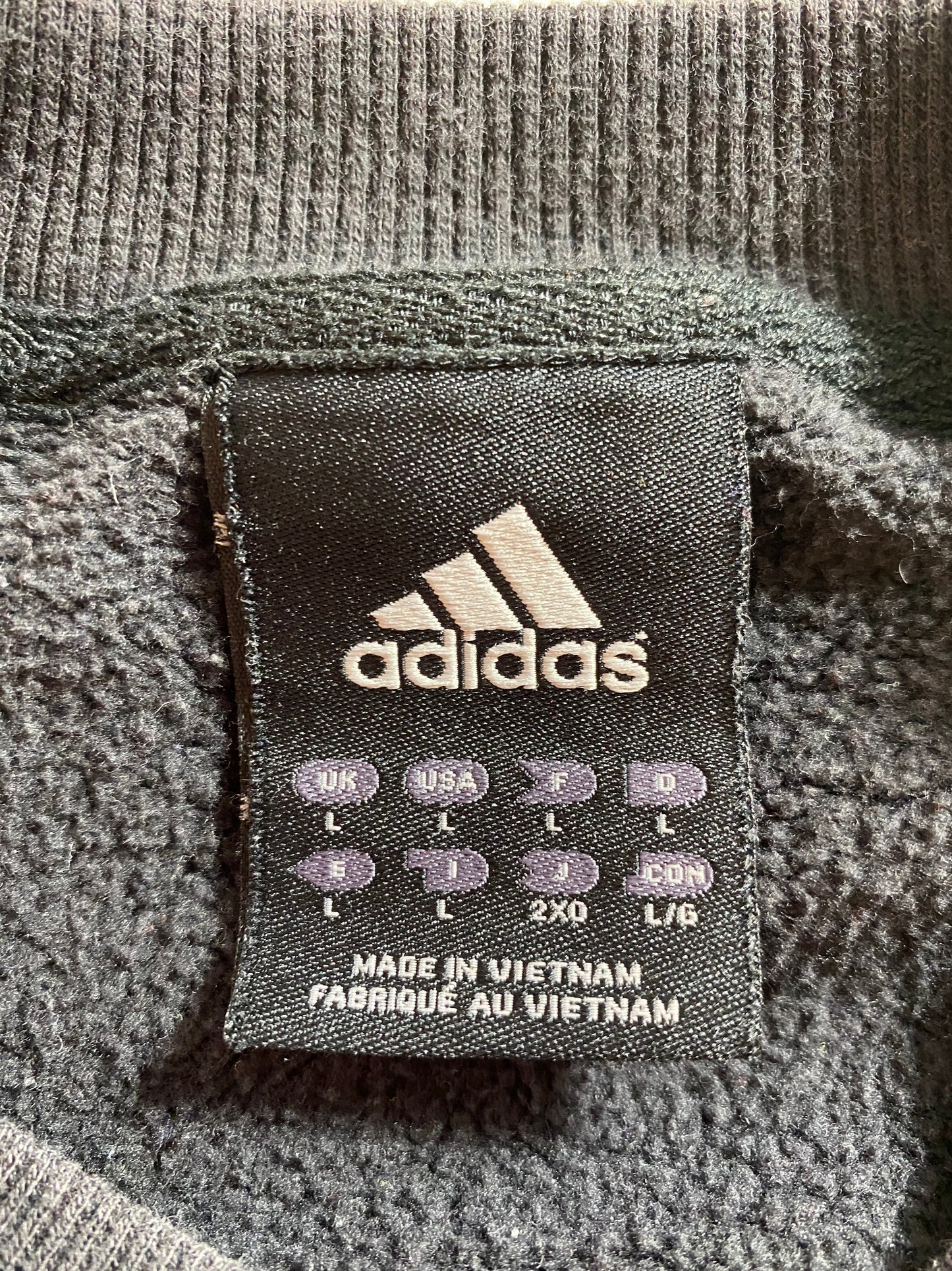00’ ADIDAS Size L Vintage Sweat-shirt / G6857S