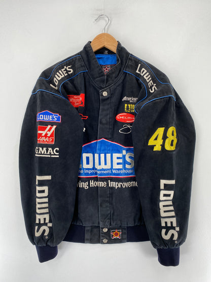 Vintage NASCAR LOWE'S X JIMMIE JOHNSON Size M Racing Jacket / F2691J