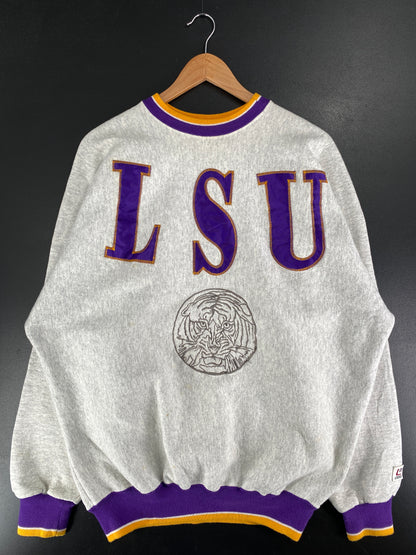 90's LSU Made in USA Size XL Vintage College Sweat-Shirt / F5244S