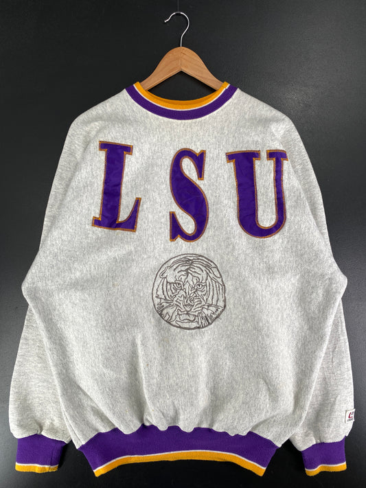90's LSU Made in USA Size XL Vintage College Sweat-Shirt / F5244S