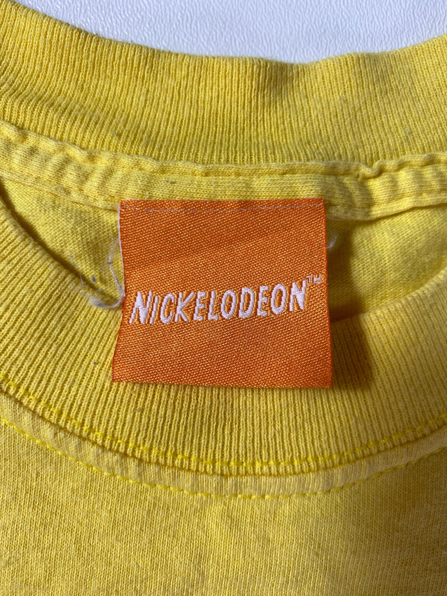 2002 SPONGEBOB Size No Tag (Approx. XL) Vintage T-Shirt / F619T