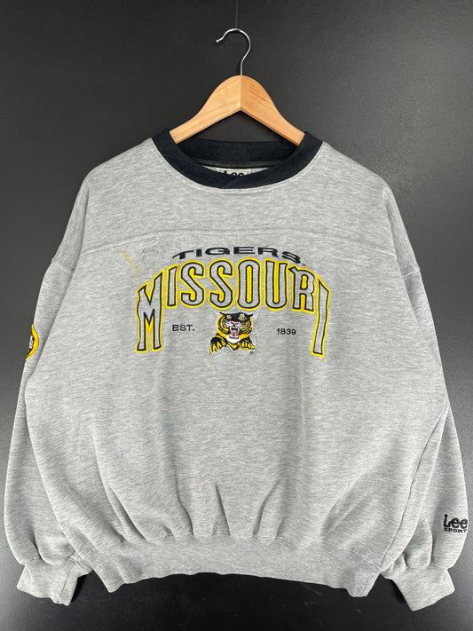 90’s MISSOURI TIGERS Size XL College Sweat-shirt / F3747S