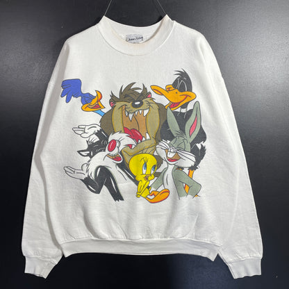 (Approx.XL) 90's LOONEY TUNES Vintage Sweatshirt / A1181S