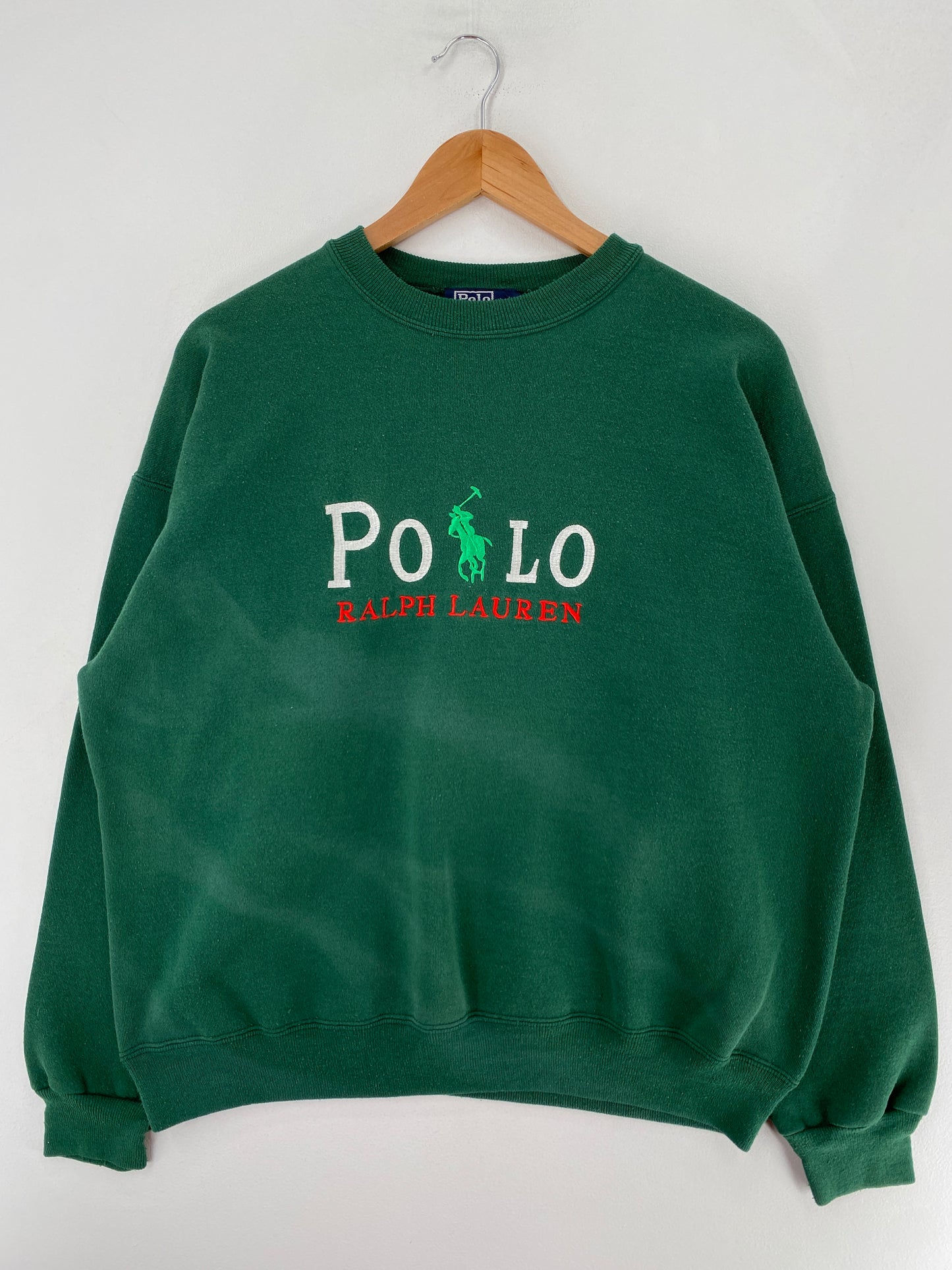 90's Remake POLO RALPH LAUREN Made in USA Size XL Vintage Sweat-Shirt / F6414S
