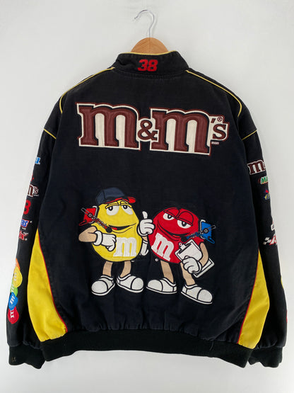 Vintage NASCAR M&M'S X DAVID GILLILAND Size XXXL Racing Jacket / F3671J