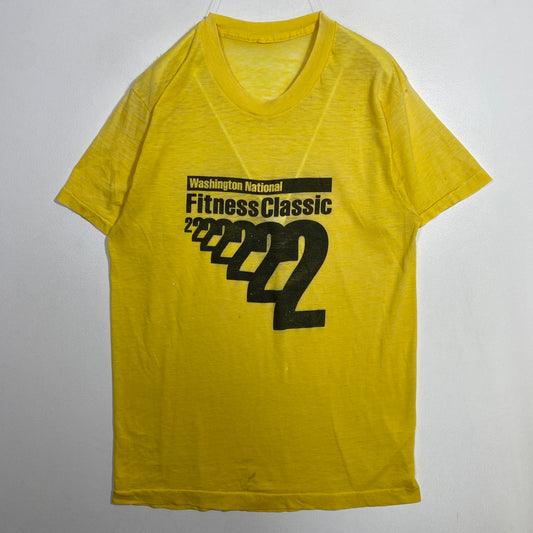 (APPROX.M) 80's WASHINGTON NATIONAL FITNESS CLASSIC T-Shirts / A0518T