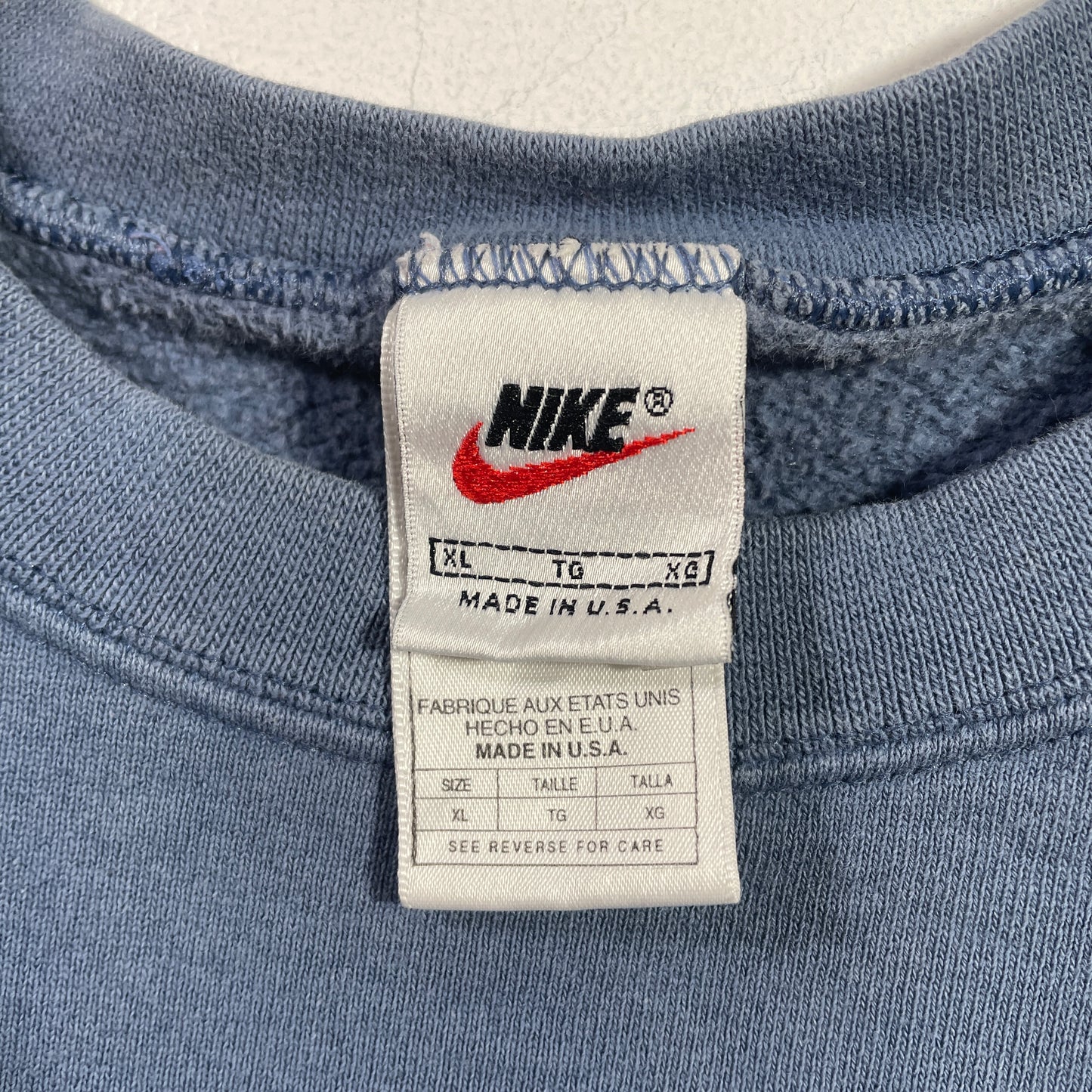 (XL) 90's NIKE MINI SWOOSH Vintage Sweatshirt / A1092S