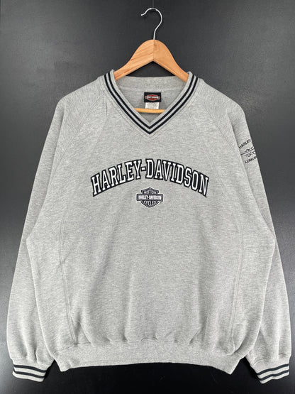 2005 HARLEY DAVIDSON Size L Vintage Racing Sweat-Shirt / F3038S