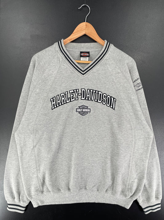 2005 HARLEY DAVIDSON Size L Vintage Racing Sweat-Shirt / F3038S