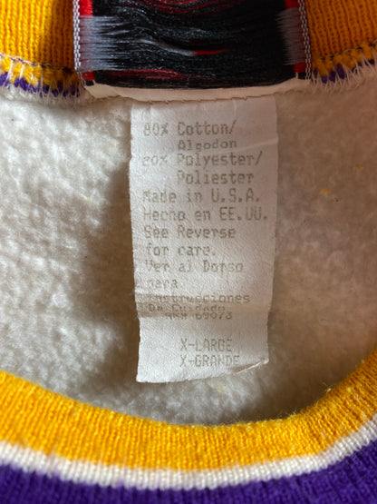 90's LSU Made in USA Size XL Vintage College Sweat-Shirt / F5244S