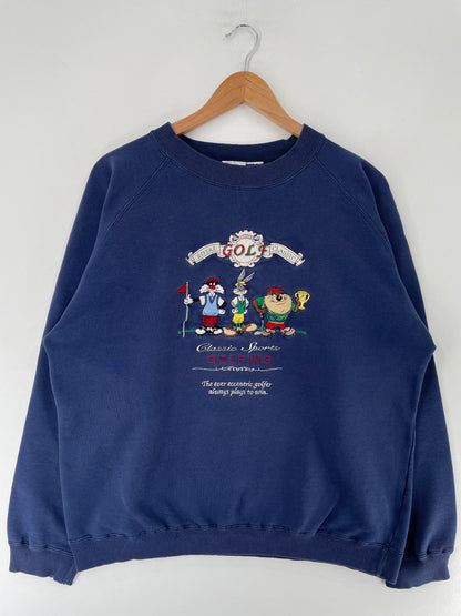 .00’ LOONEY TUNES GOLF Size No tag Approx. M Sweat Shirt / F4638S