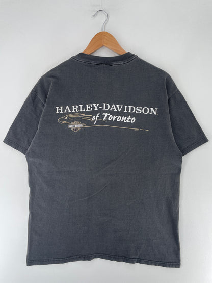 1999 HARLEY DAVIDSON Made in USA Size L Vintage T-shirt / F2894T