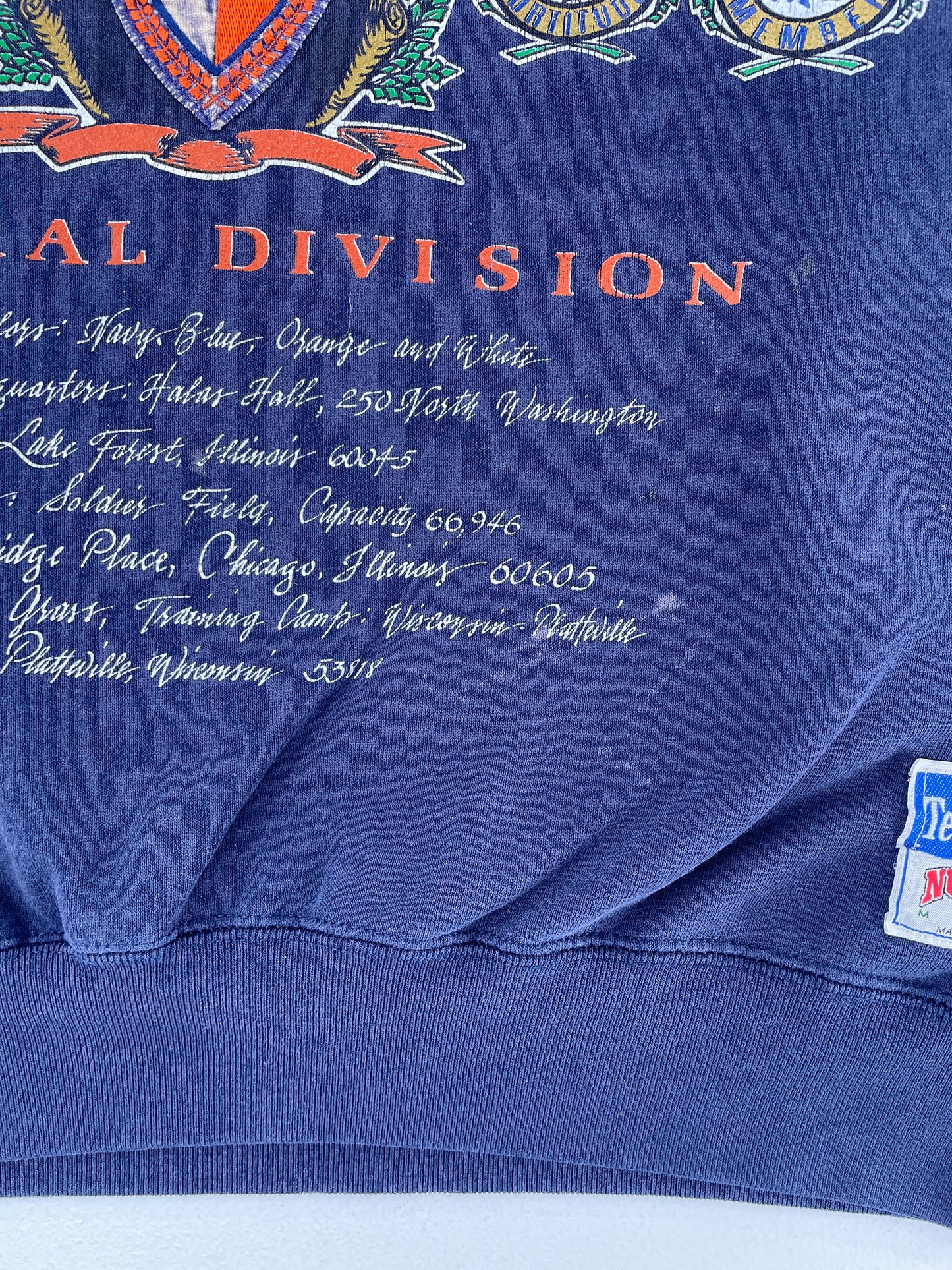 90's CHICAGO BEARS Size L Vintage NFL Sweat-Shirt / F5108S