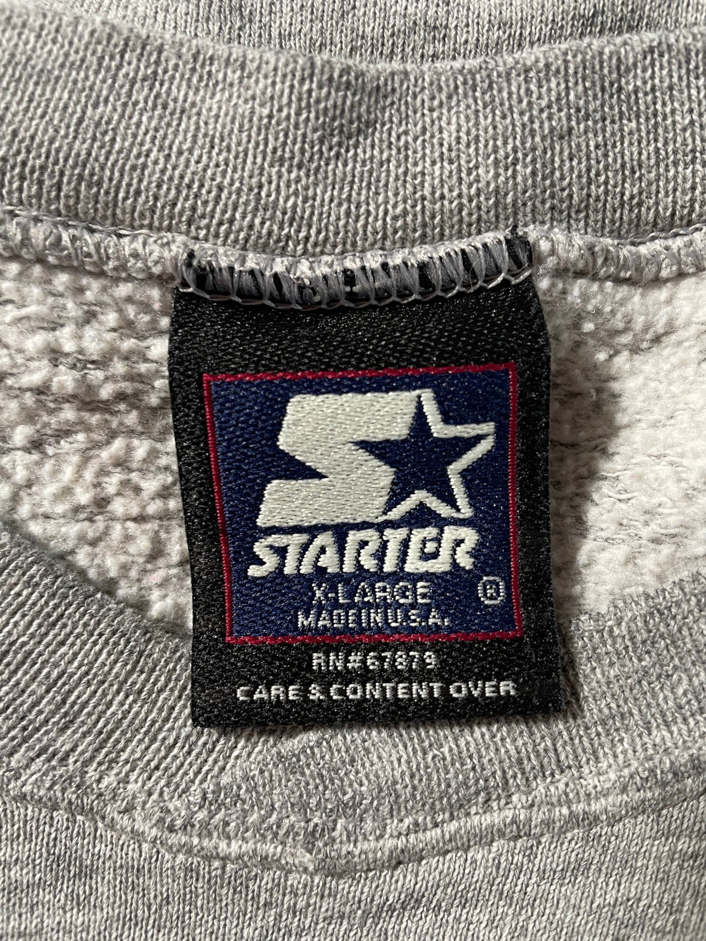 90's STARTER x CLEVELAND INDIANS Made in USA Size XL Vintage MLB Sweat-Shirt / G168S