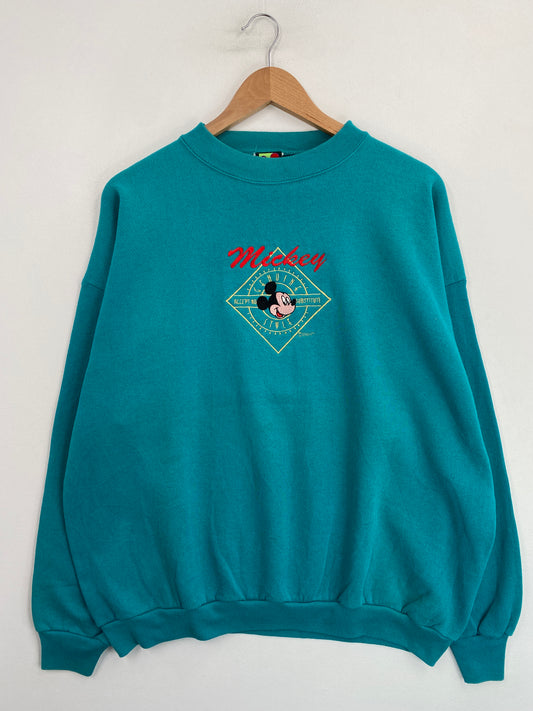 90's DISNEY MICKEY Made in USA Size XL Vintage Sweat-Shirt / G6196S