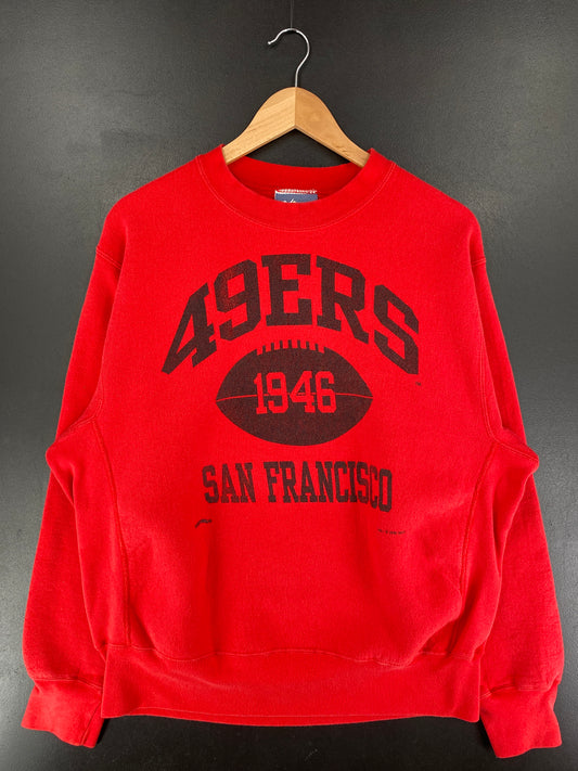 1995 SAN FRANCISCO 49ERS Made in USA Size L Vintage NFL Sweat-shirt / F1728S
