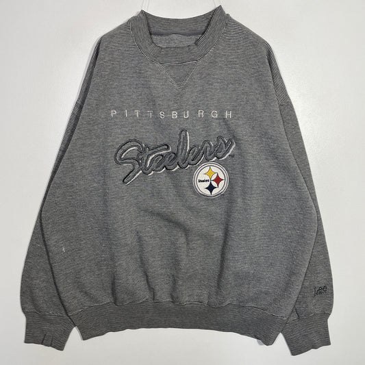 (Approx.XL) 90’s PITTSBURGH STEELERS NFL Sweat-Shirt / A0506S