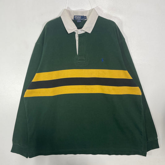 (XL) 90’s POLO RALPH LAUREN Vintage Rugby-shirt / A1486R