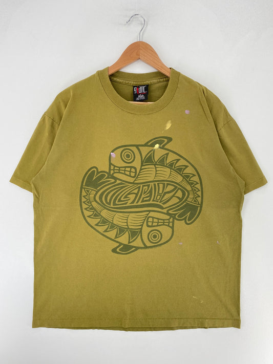 1995 LALAPALOOZA Made in USA Size XL Vintage Music T-Shirts / G6322T