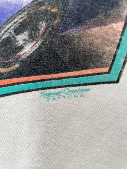 .2001 DAYTONA BEACH FLORIDA Made in USA Size XL Vintage Racing Tank-Top / E8219T