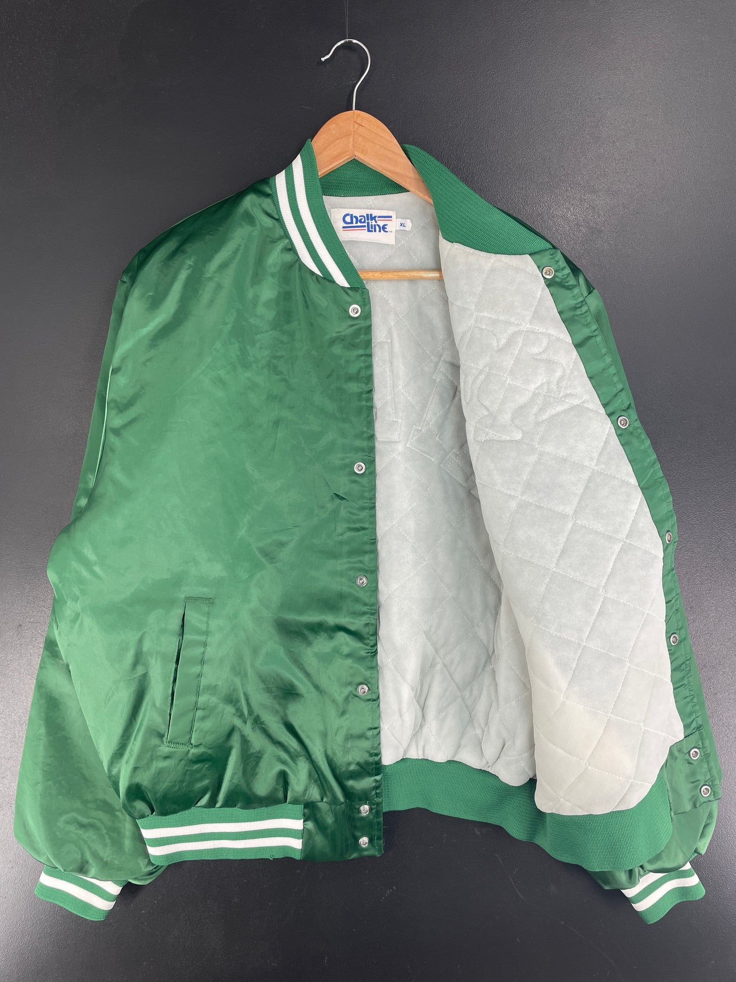 90's MIAMI HURRICANES Made in USA Size XL Vintage College Nylon Jacket / F5368N