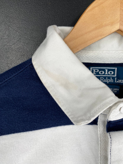 Vintage POLO RALPH LAUREN Size L Rugby-Shirt / G1341R