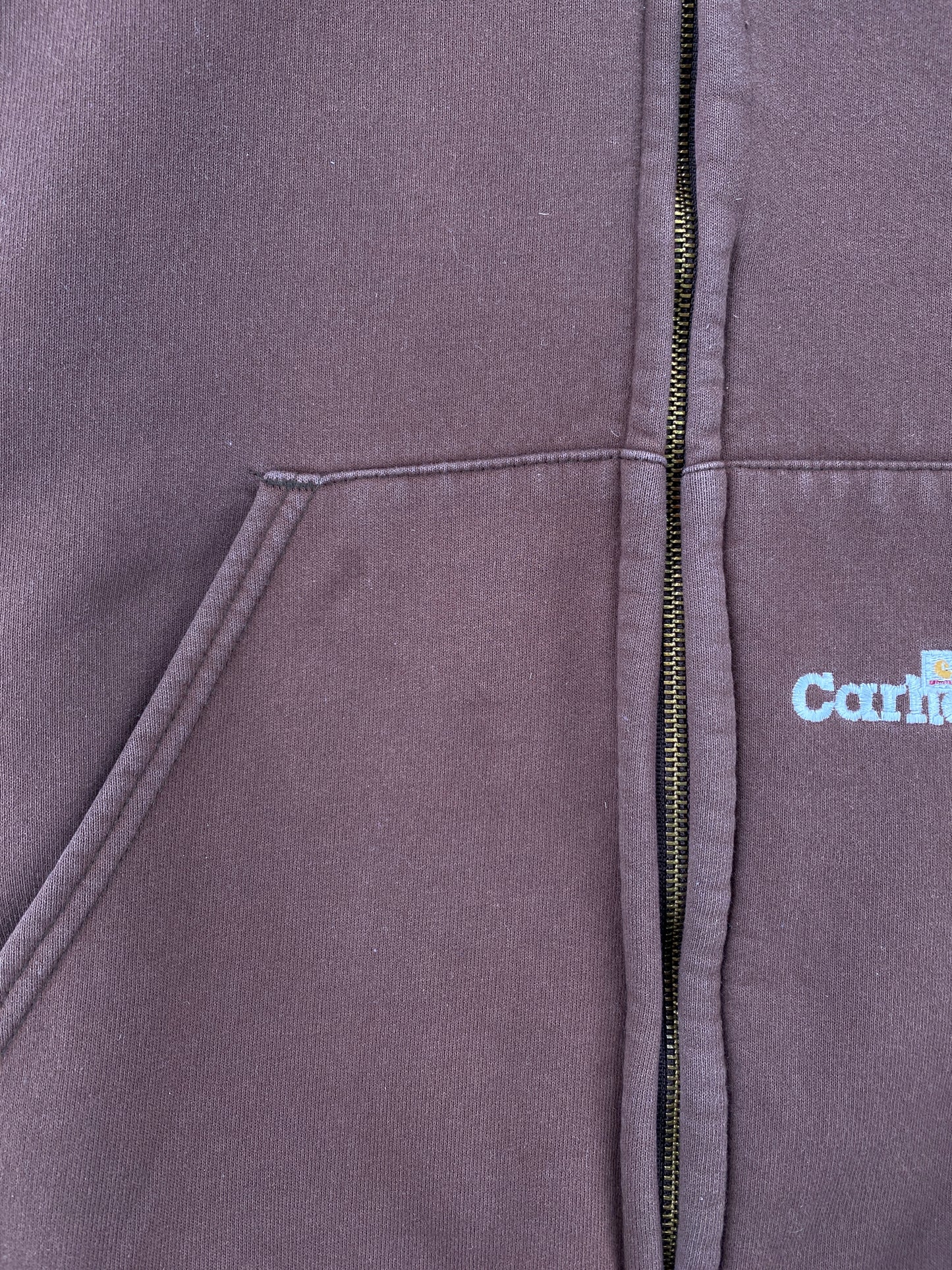 90’s CARHARTT Size L Zip-up Sweat-Shirt / G4584S