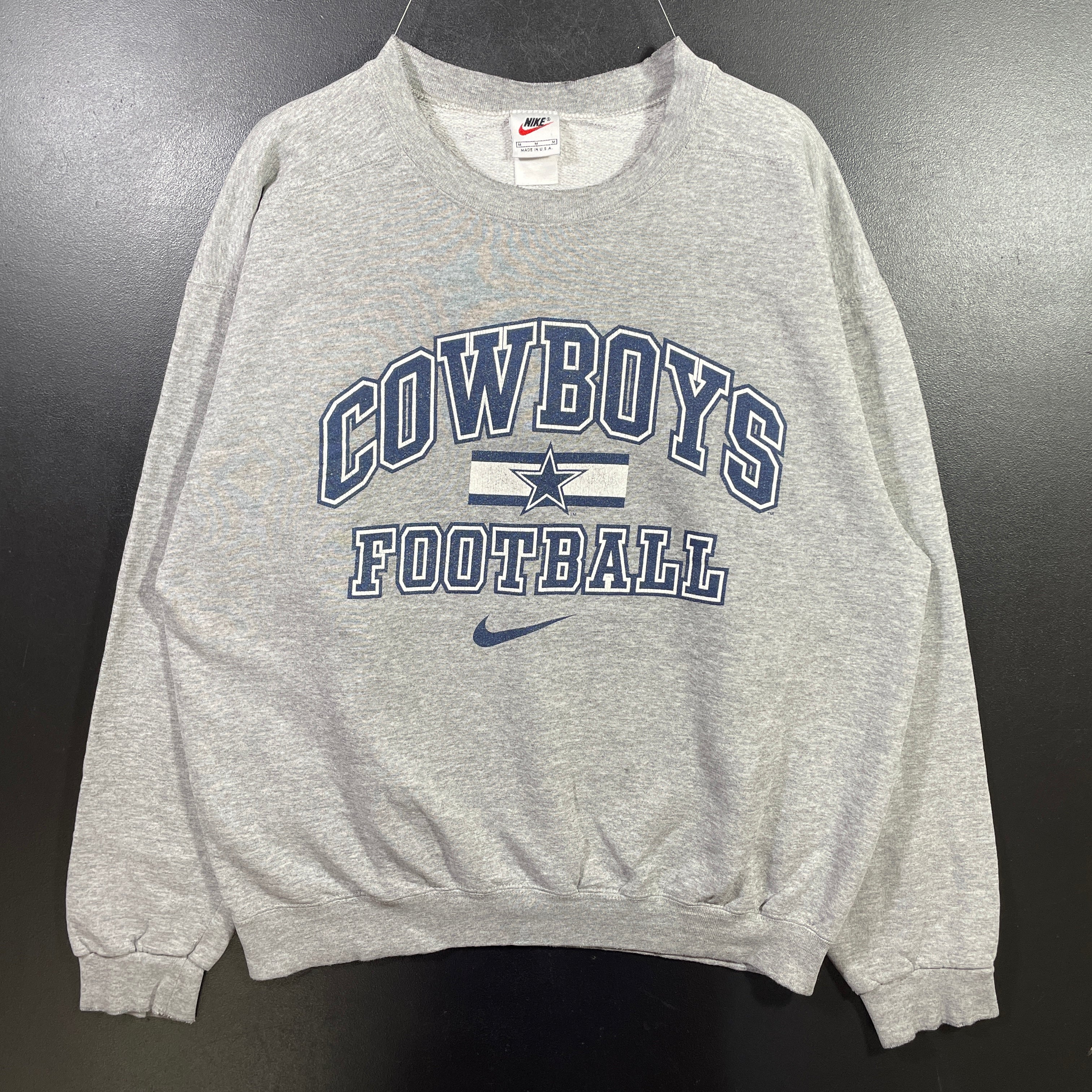 M) 90's NIKE x DALLAS COWBOYS Size M NFL Sweatshirt / A1006S
