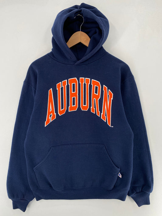 90's RUSSELL x AUBURN Made in USA Size M Vintage College Hoodie Sweat-shirt / F6706S