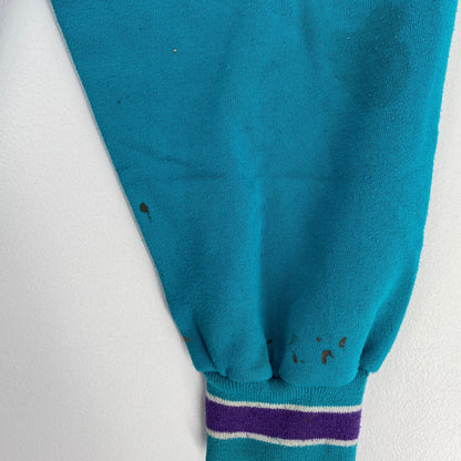 (Approx.L) 90's STARTER x CHARLOTTE HORNETS Vintage NBA Hoodie Sweatshirt / A1075S