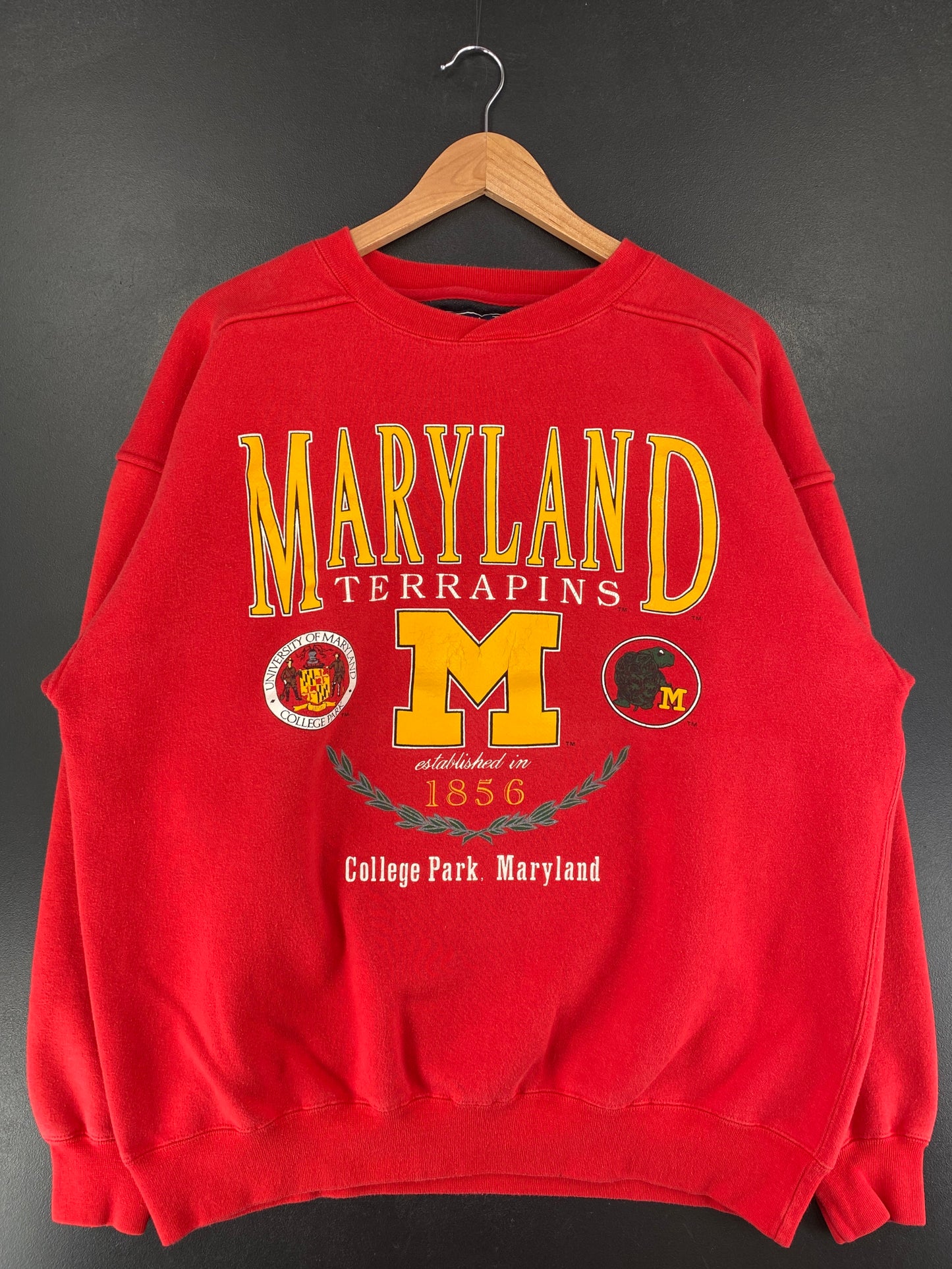 70’s MARYLAND TERRAPINS Size L College Sweat-Shirt / F9972S