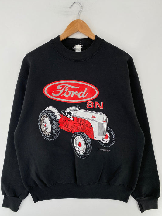 90's FORD 8N Made in USA Size L Vintage Sweat-Shirt / F8528S