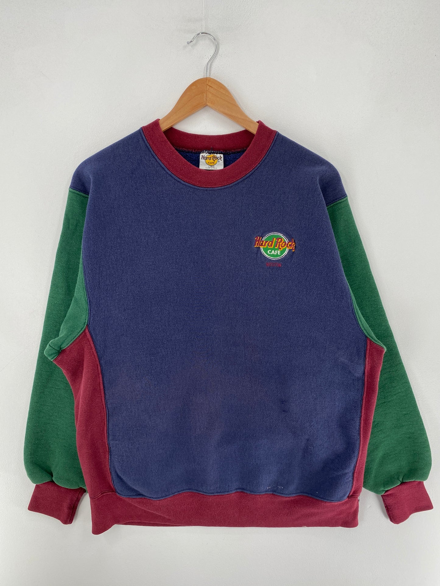 90's HARDROCK CAFE BOSTON Made in USA Size L Sweat-shirt / F6005S