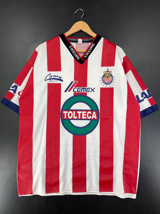 Vintage C.D. GUADALAJARA Size Approx.XL Soccer Jersey / G1778J