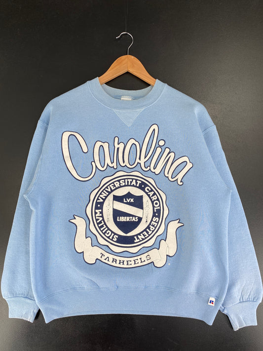 90's CAROLINA TARHEELS Made in USA Size L Vintage College Sweat-Shirt / F9062S