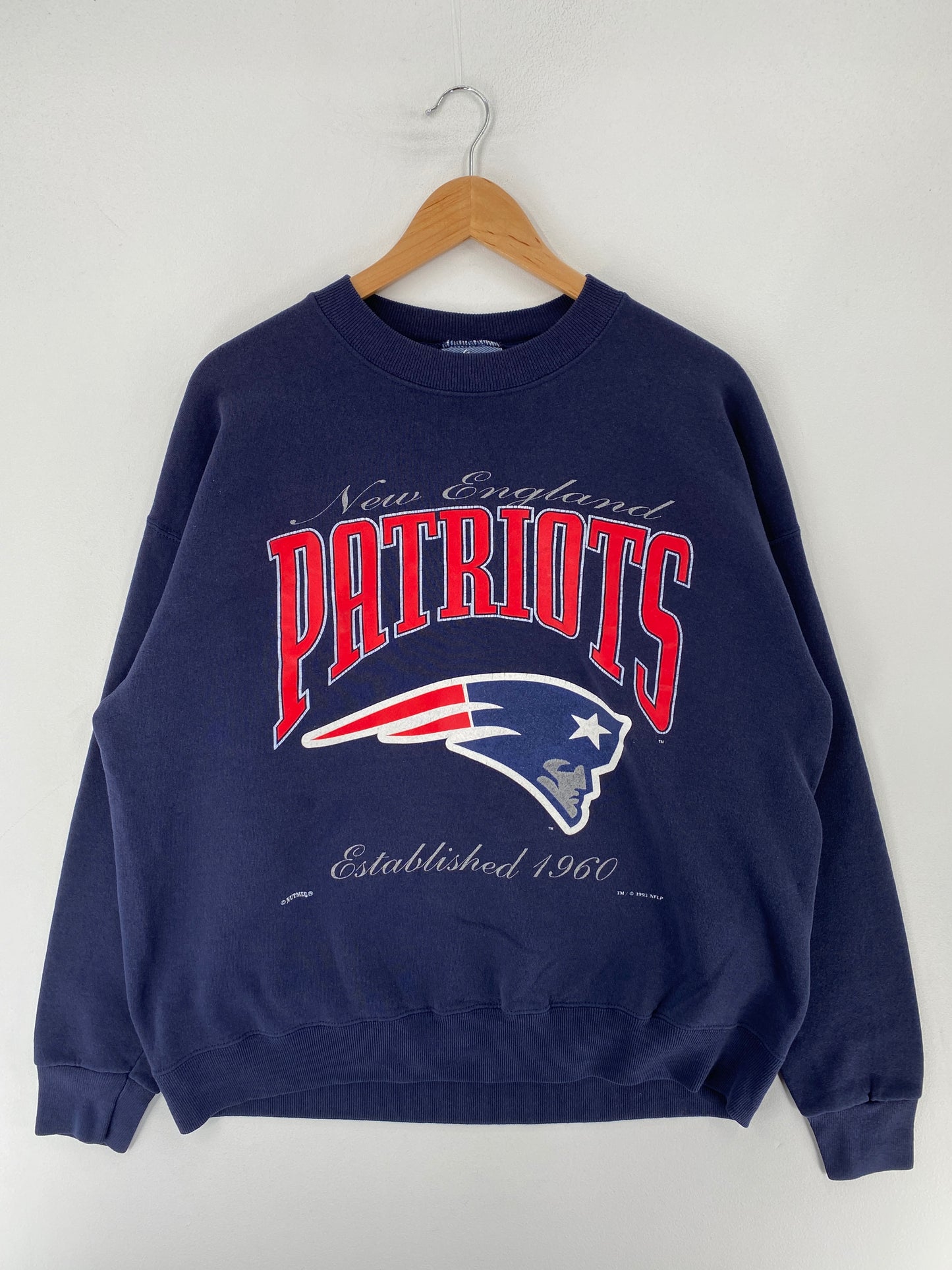 90’s NEW ENGLAND PATRIOTS Size XL NFL Sweat-shirt / F2568S