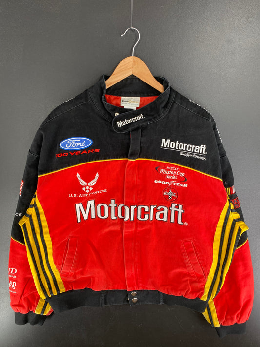 Vintage MOTORCRAFT Size XL Racing Jacket/ F4864J