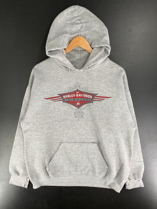 Vintage HARLEY DAVIDSON Size L Hoodie Sweat-Shirt / F4892S