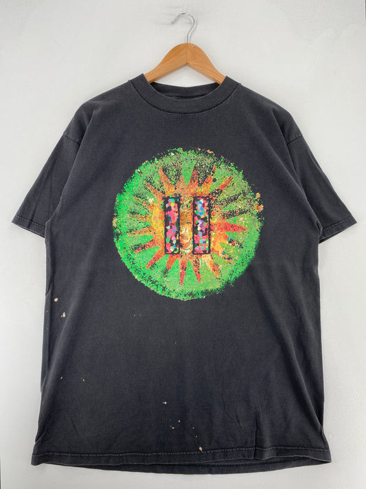 90's ELEVEN THUNK Made in USA Size XL Vintage Music T-Shirts / G3315T