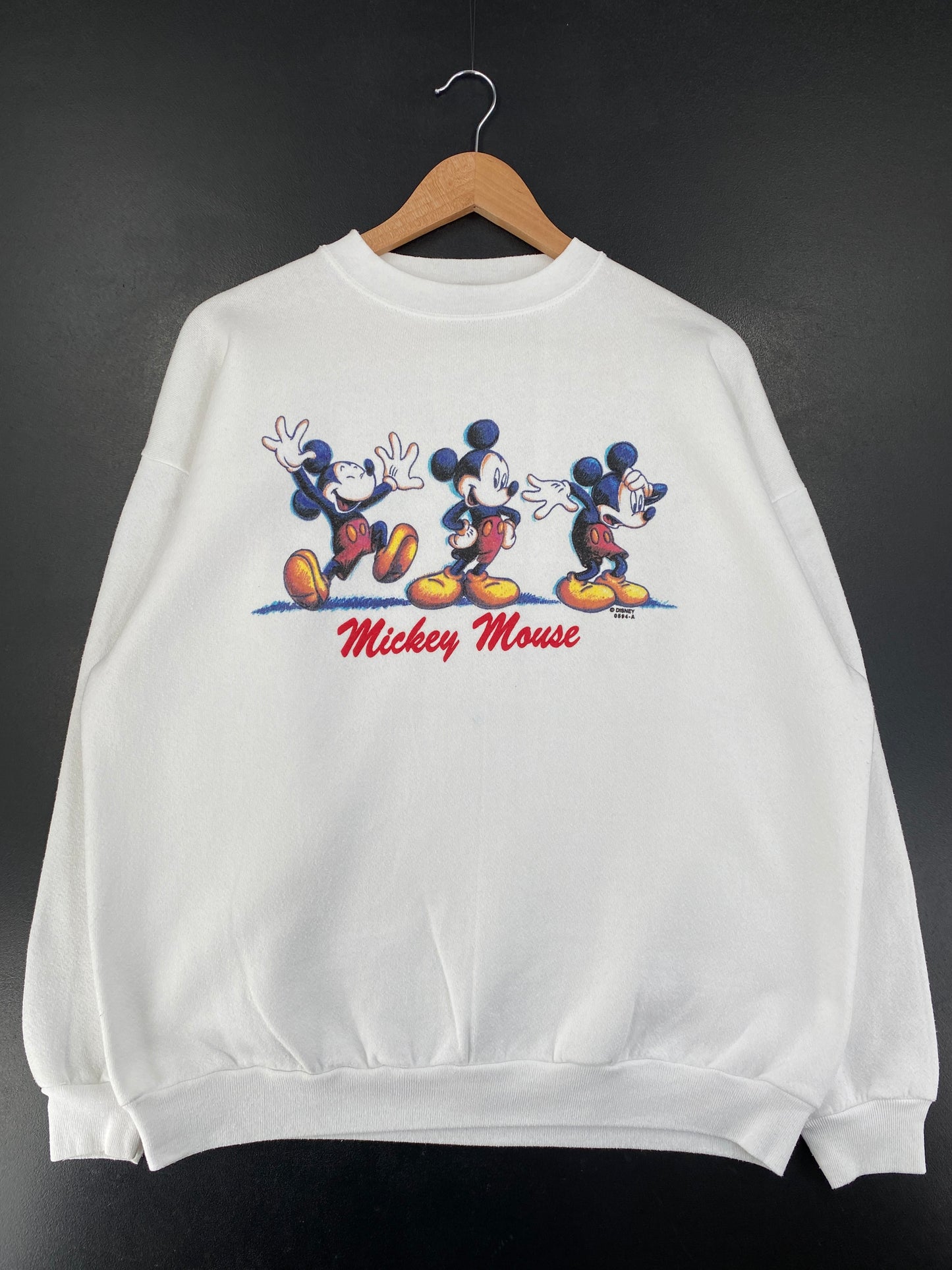 90’s MICKEY MOUSE Size Approx.L Disney Sweat-shirt / G6413S
