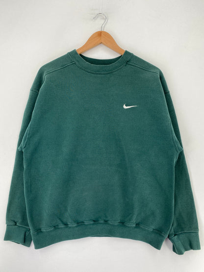 90's NIKE MINI SWOOSH Size M Vintage Sweat-Shirt / F9012S