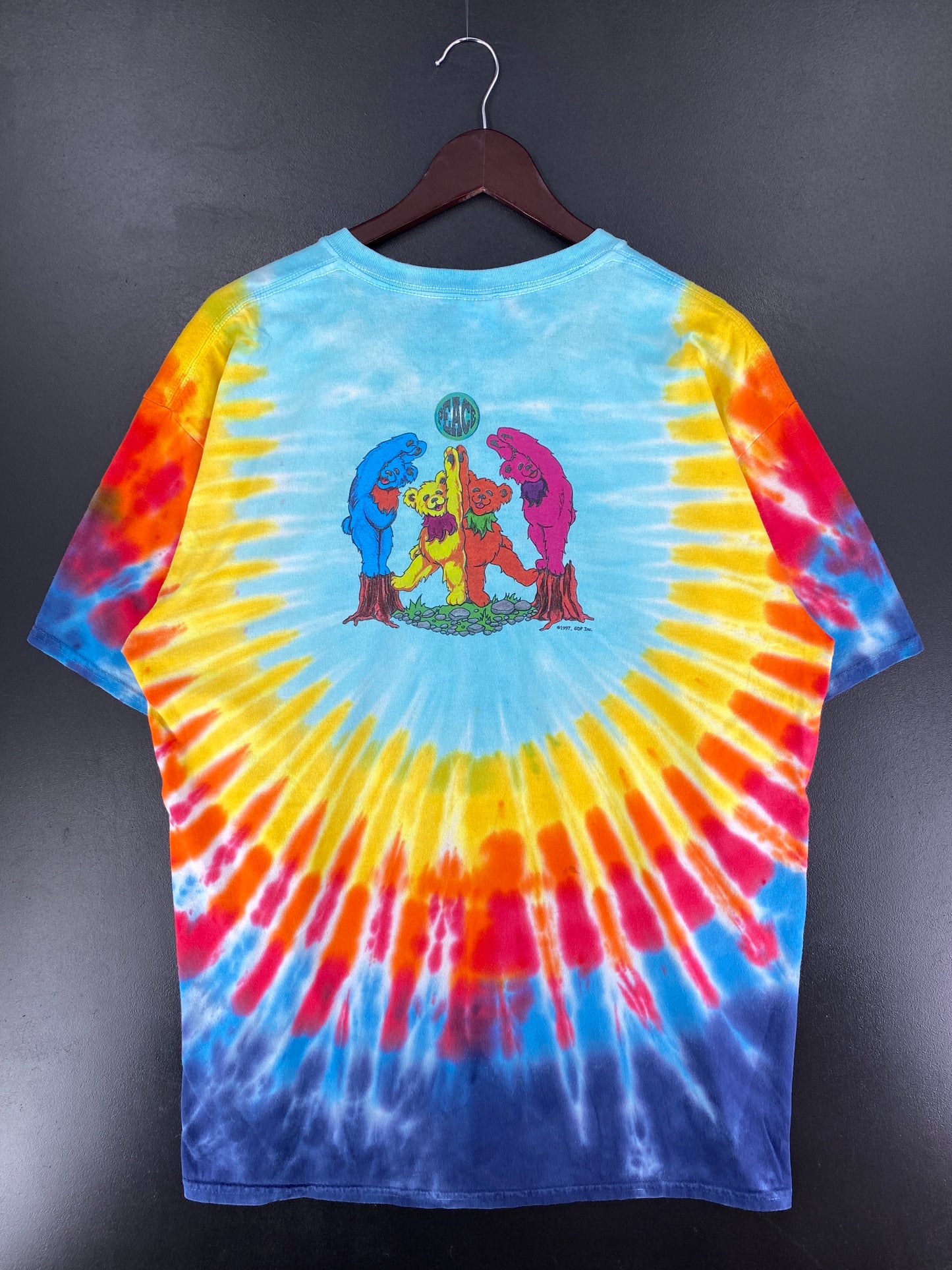 Vintage GRATEFUL DEAD BEAR Size XL Music T-shirt / G2220T
