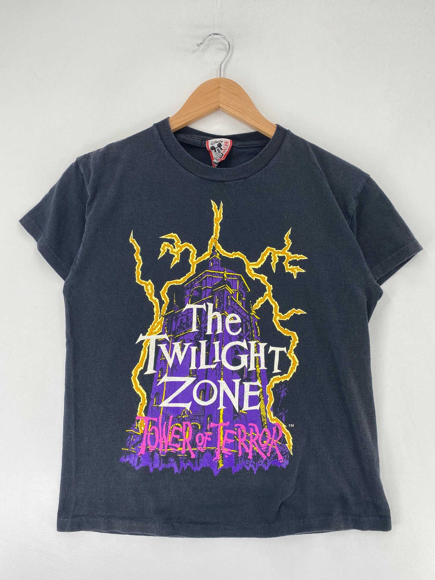 90's Kids THE TWILIGHT ZONE TOWER OF TERROR Made in USA Size Kids L Vintage Disney T-shirt / F9396T