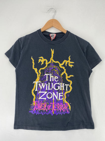 90's Kids THE TWILIGHT ZONE TOWER OF TERROR Made in USA Size Kids L Vintage Disney T-shirt / F9396T