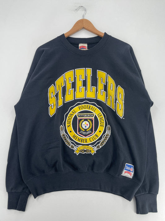 90's  PITTSBURGH STEELERS Made in USA Size XL Vintage NFL Sweat-Shirt / G1610S